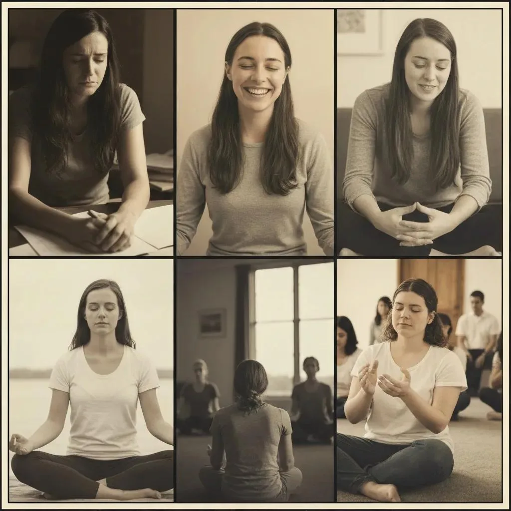 Collage Showing Family Support, Return-To-Work, And Personal Growth During Recovery