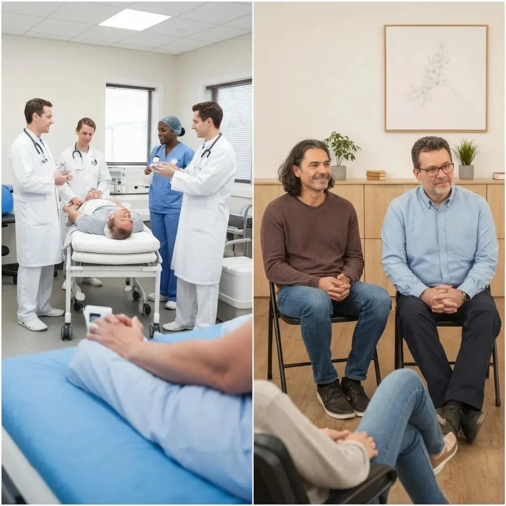 Understanding Medical Detox Programs In California Side-By-Side View Of Inpatient And Outpatient Detox Settings Highlighting Supportive Care