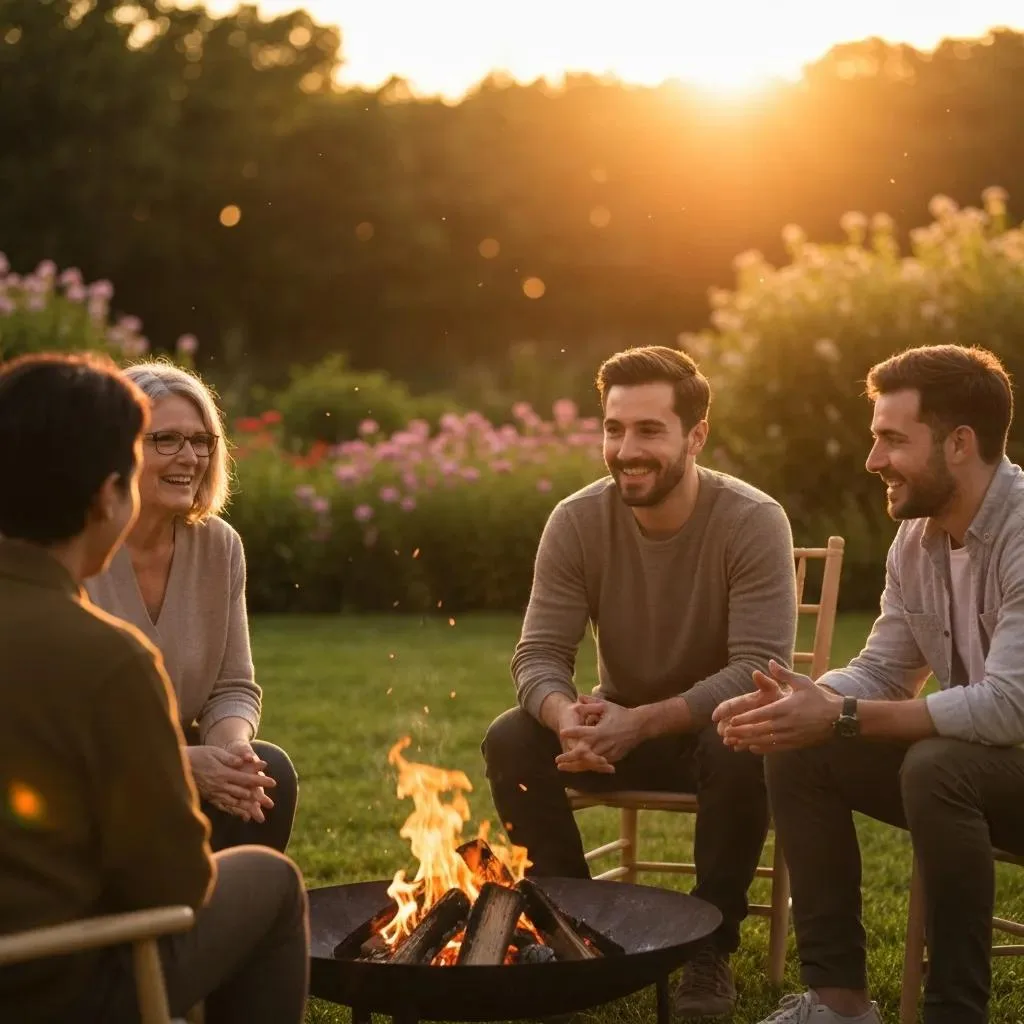 Diverse Group Of Individuals In A Supportive Community Meeting For Addiction Recovery