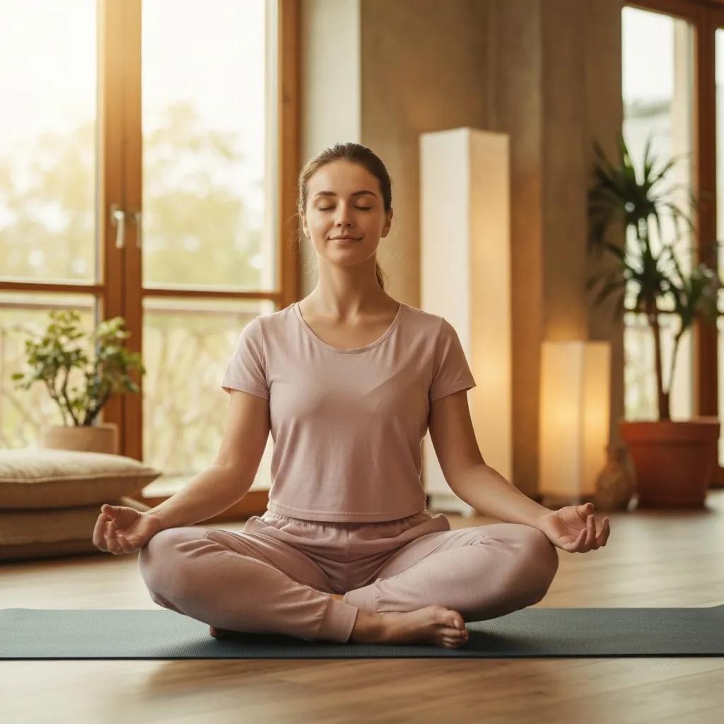 Healthcare professional assisting a patient in a calming detox facility environment