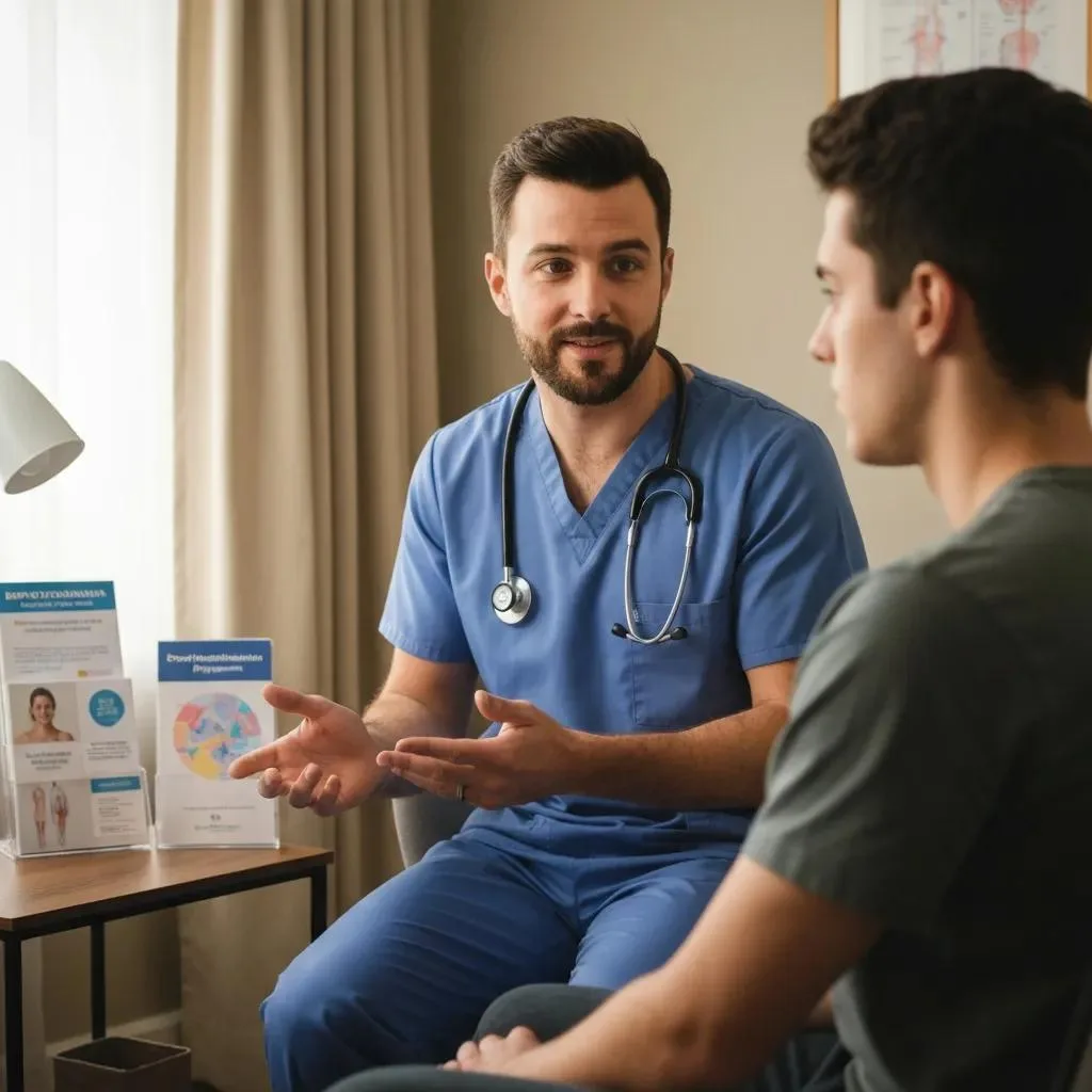 Your Path To Wellness: Medical Detox Near Me A Clinician Consulting With A Patient To Explain Detox Options And Next Steps