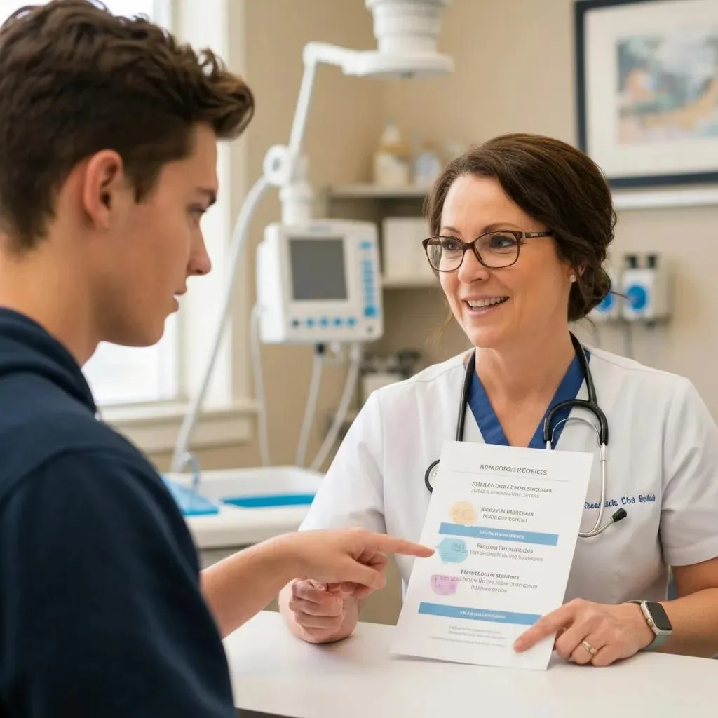 What To Know About Insurance For Addiction Treatment Clinician Explaining Treatment Options To A Patient