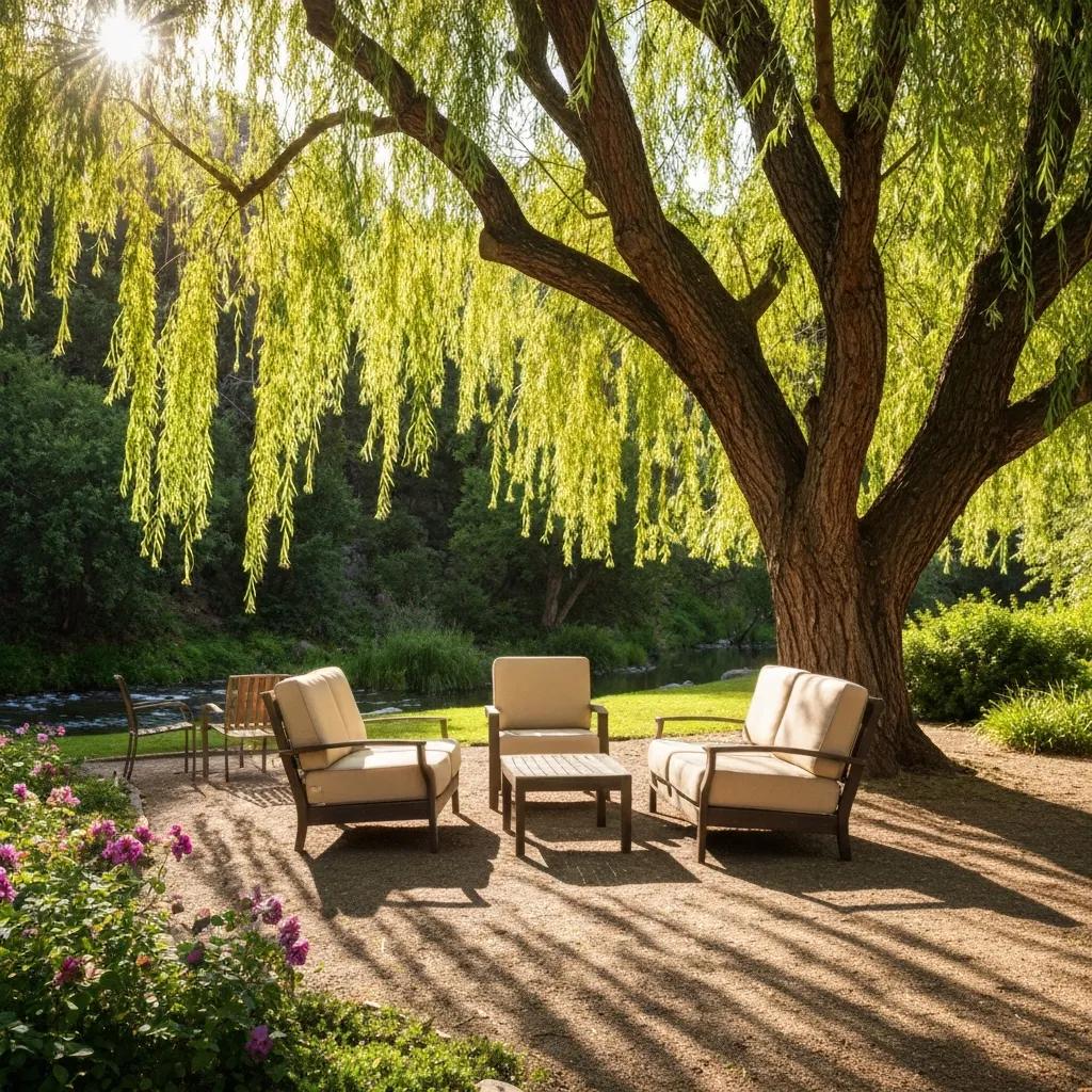 Medical detox facility in California with serene outdoor space promoting recovery and safety