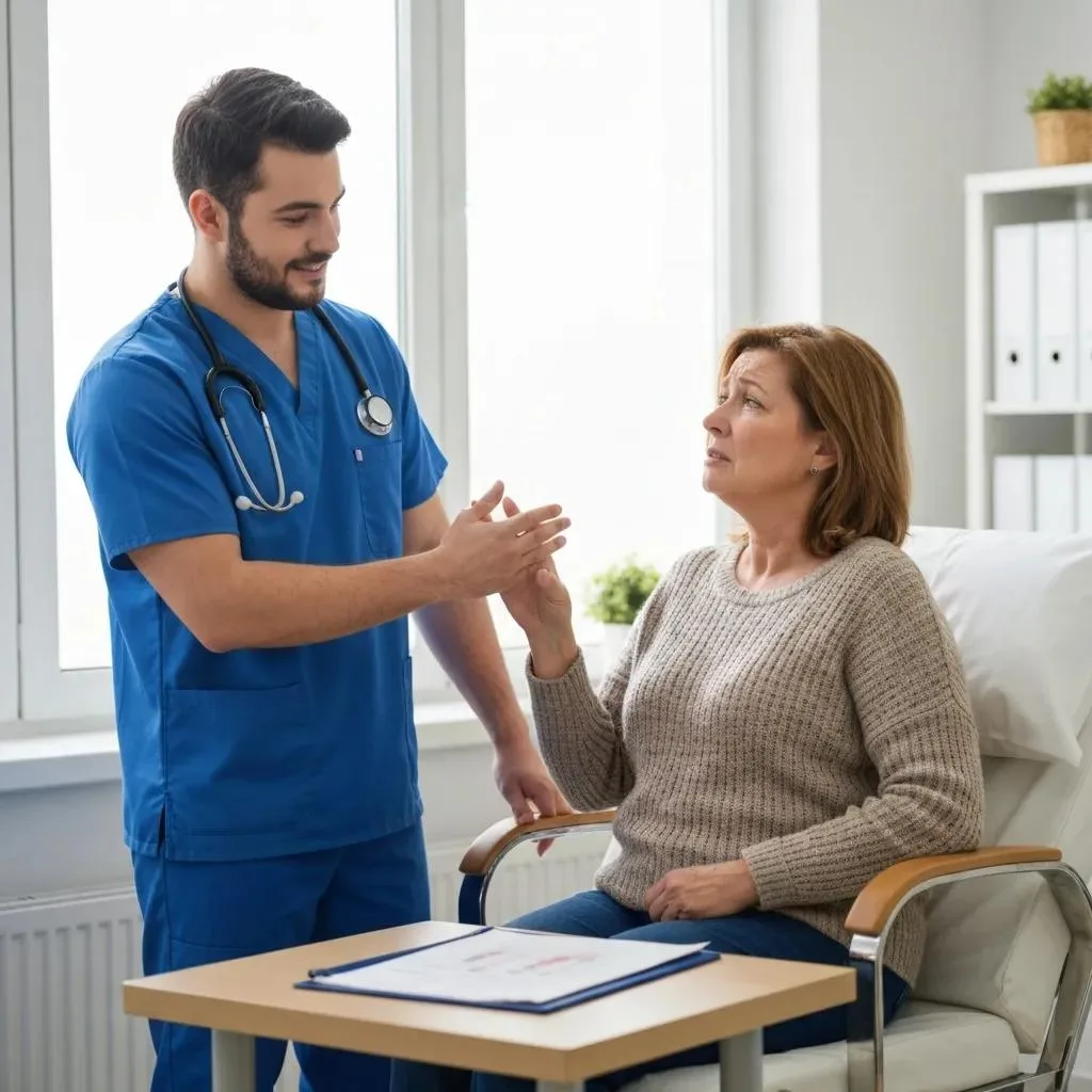 Nurse Monitoring A Patient During Medically Supervised Detox
