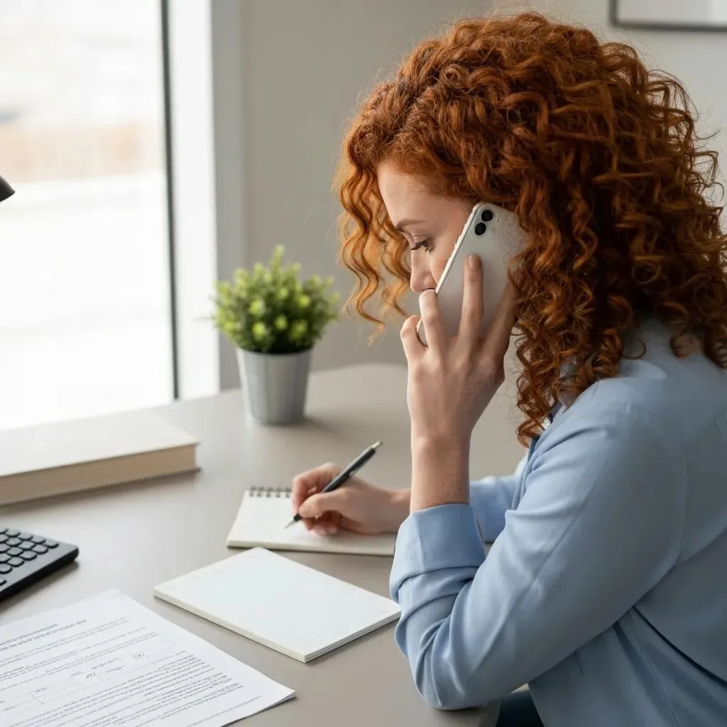 Person Checking Addiction Treatment Insurance Benefits With A Checklist And Phone