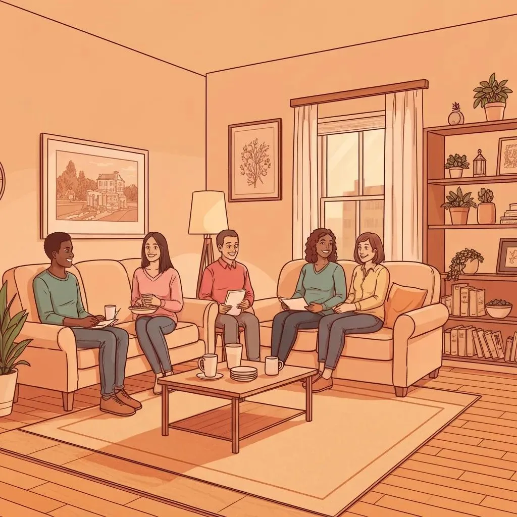 Supportive Housing Environment For Addiction Recovery With Individuals Engaging In Community Activities