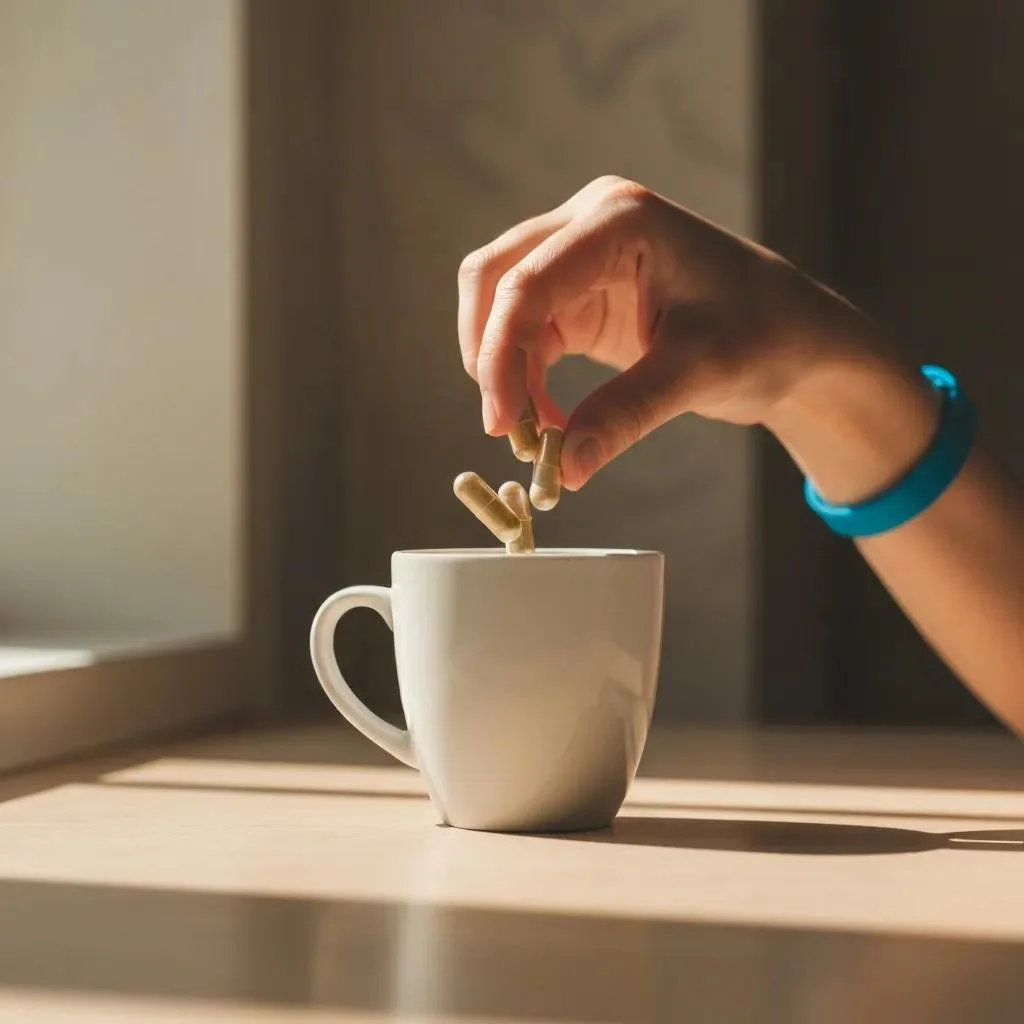 Prescription Benzodiazepine Pills Poured From A Bottle, Highlighting Short-Term Use For Anxiety