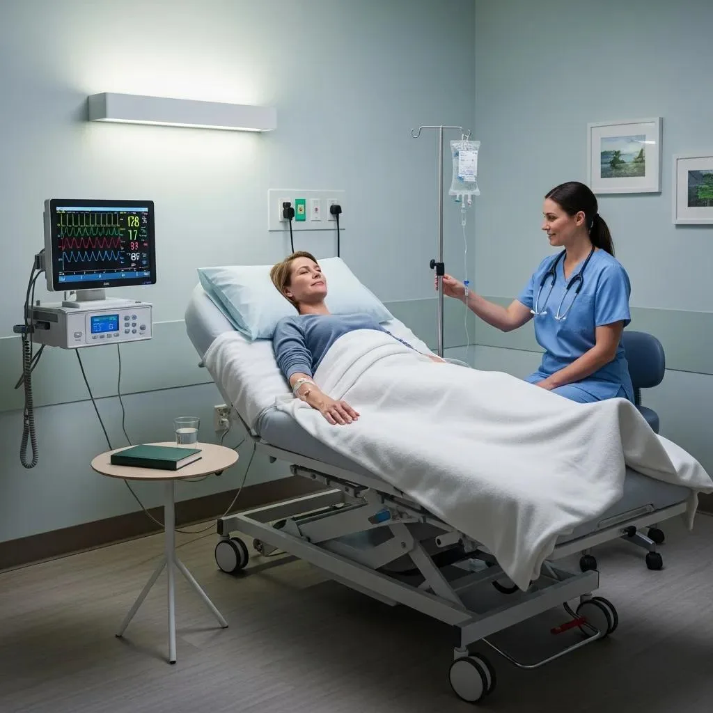 Treatment Options For Benzodiazepine Addiction Quiet Detox Room Where Medical Staff Monitor A Patient During A Supervised Benzodiazepine Withdrawal