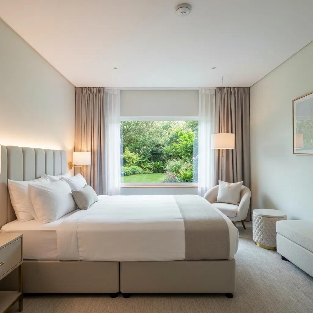 Private, Comfortable Bedroom In A High-End Rehab Facility Designed To Promote Rest And Recovery