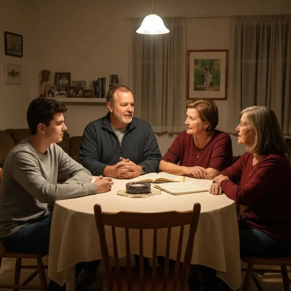 Treating Depression And Substance Abuse Family Meeting That Focuses On Empathy And Practical Support For Dual Diagnosis Recovery