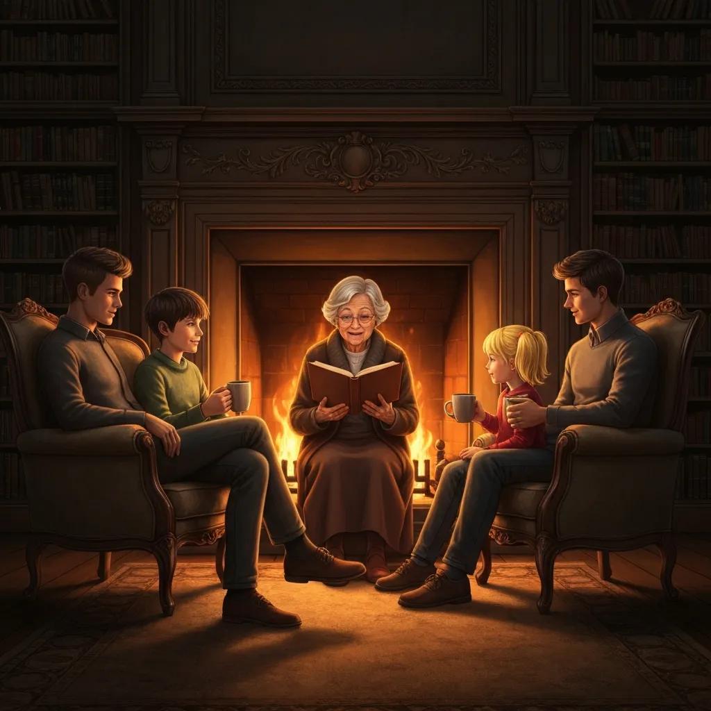 Group of diverse individuals sharing inspirational recovery stories in a cozy, supportive environment