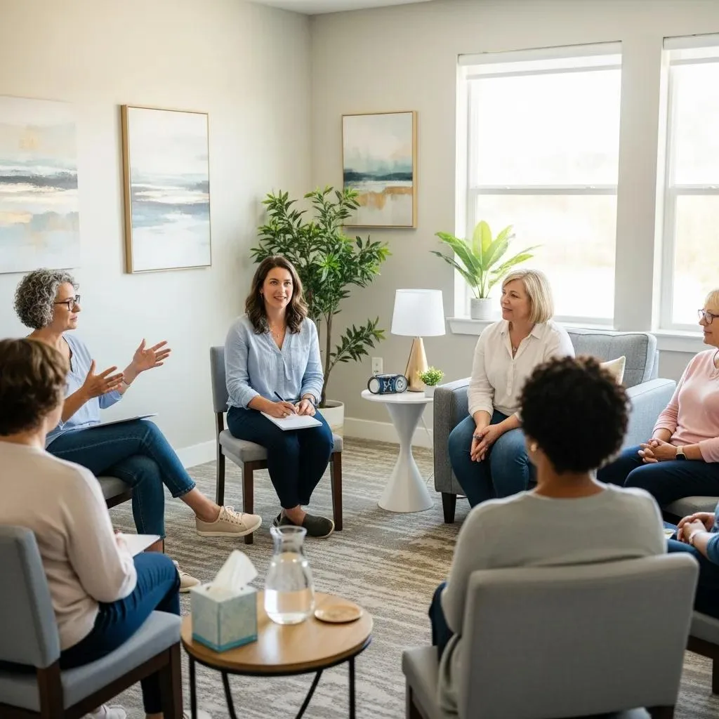 Ptsd &Amp; Trauma Therapy West Hills Ca Group Therapy Session In An Outpatient Program For Trauma Recovery