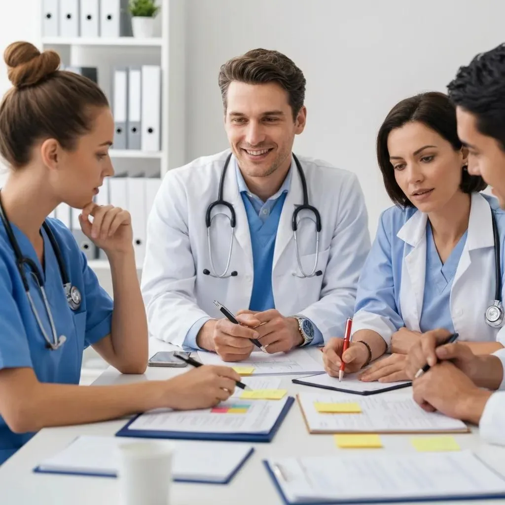 Clinicians Collaborating On An Integrated Treatment Plan For Adhd And Anxiety