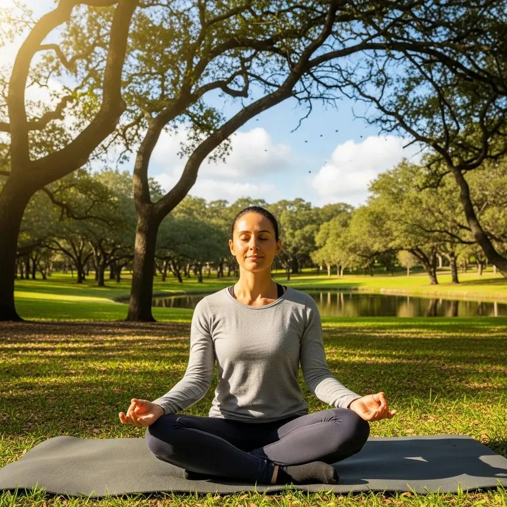 Individual Therapy: Benefits Of One-On-One Sessions Individual Practicing Emotional Regulation Techniques In A Tranquil Setting, Supporting Mental Health