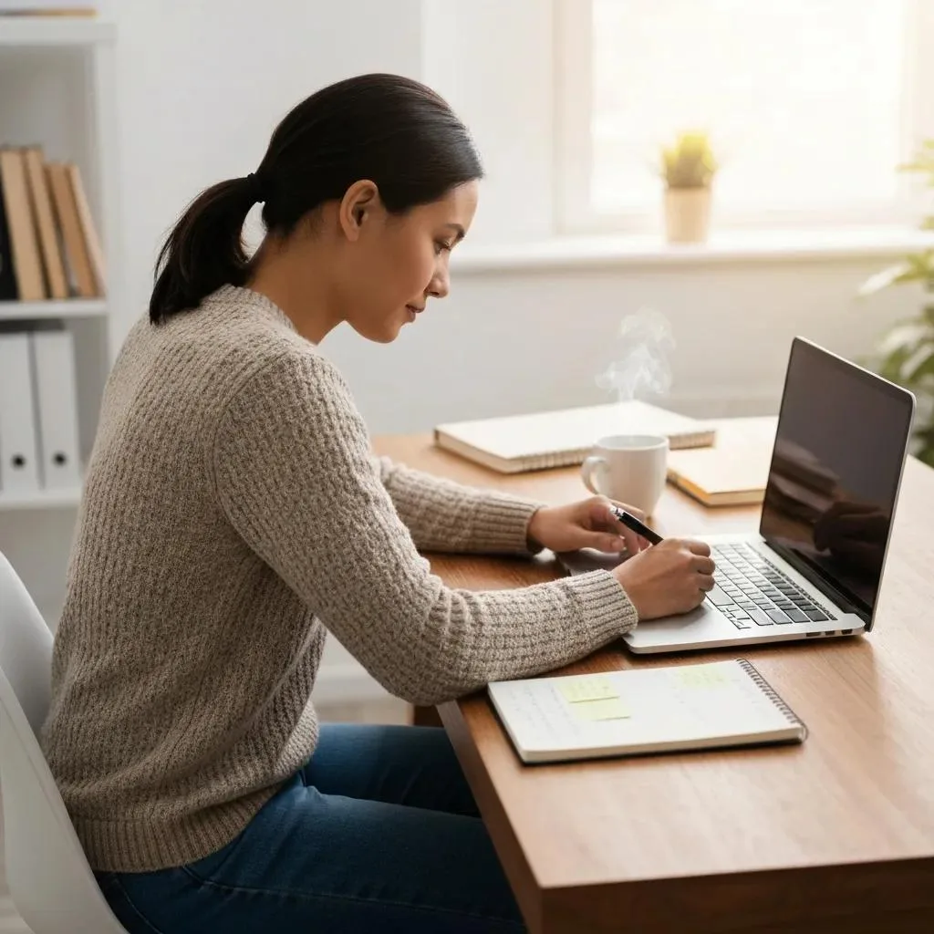 Person Researching Therapists Online To Find The Right Mental Health Support