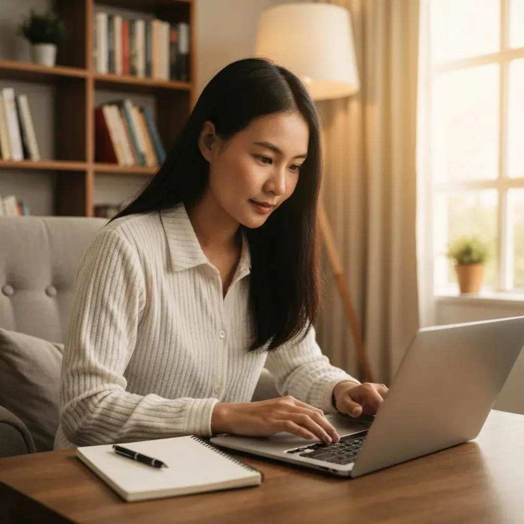 Person Looking For Anxiety Support Groups Online, Highlighting Options For Remote And In‑Person Care