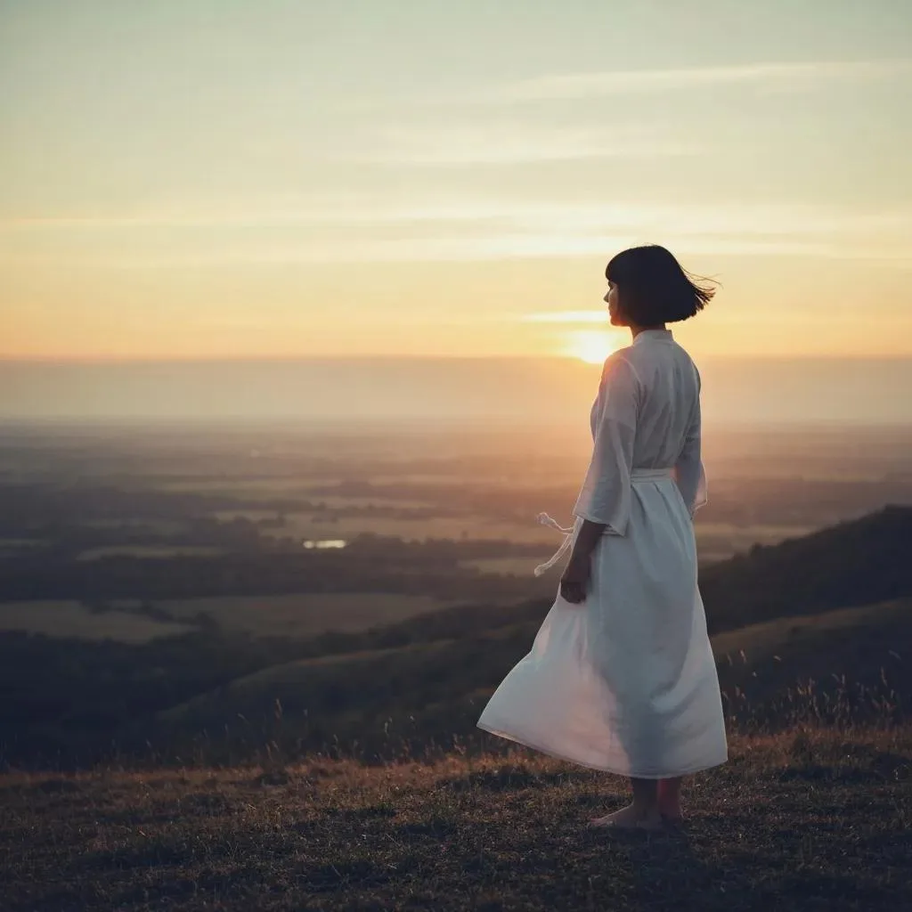 Inspirational Mental Health Recovery Stories Individual Standing On A Hilltop At Sunrise, Symbolizing Hope And Renewed Perspective In Recovery