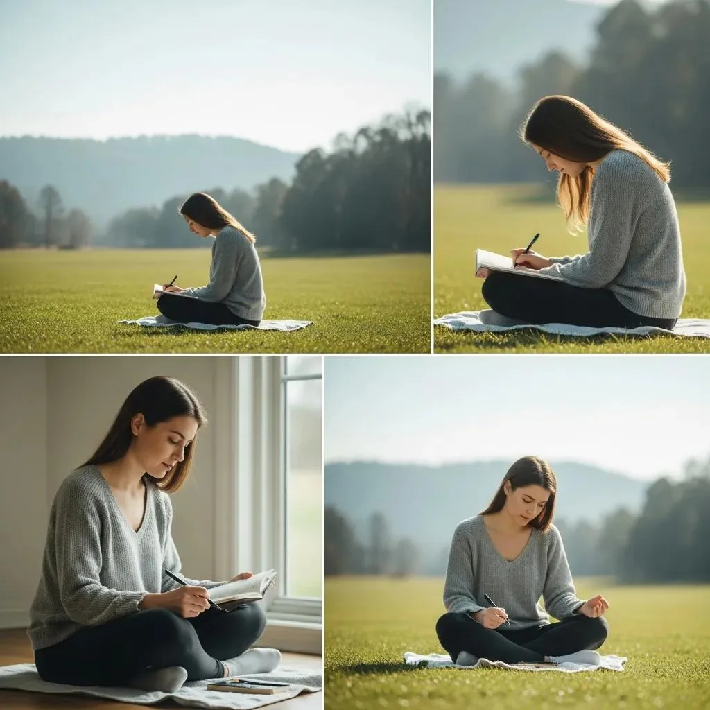 Person Practicing Mindfulness In A Tranquil Setting, Representing Emotional Balance And Self-Management In Bipolar Disorder
