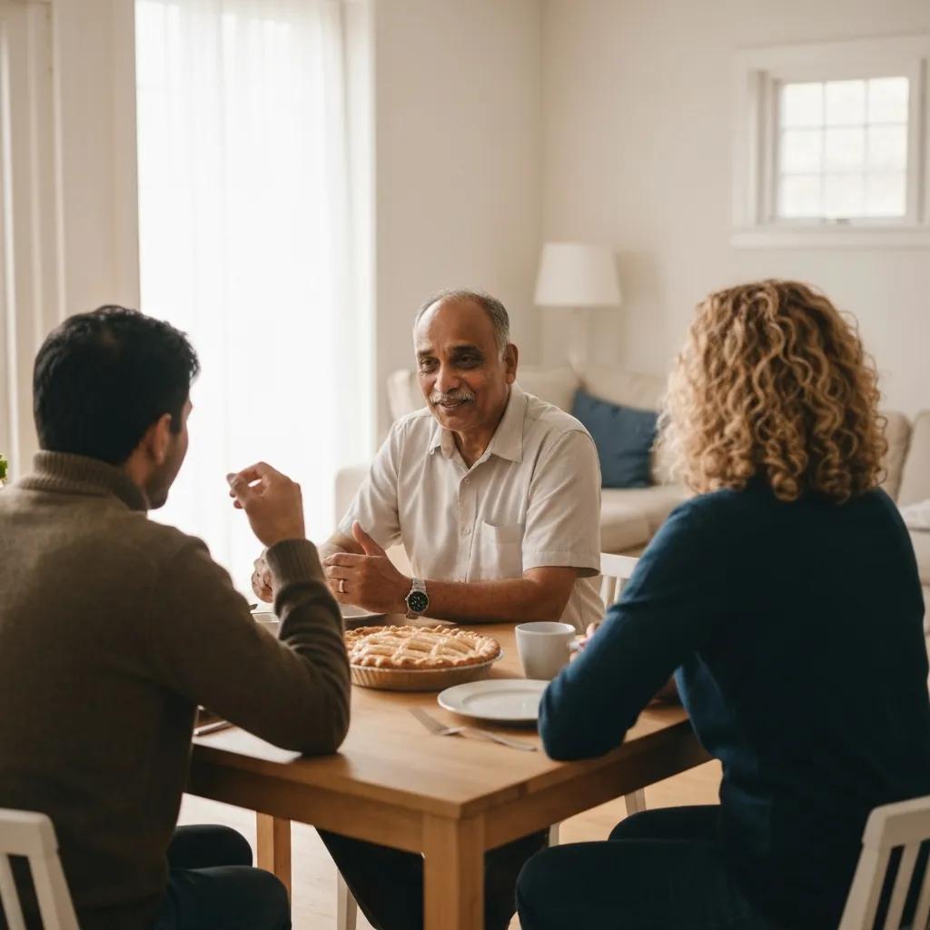 Support group members engaging in a discussion about depression, fostering community and understanding
