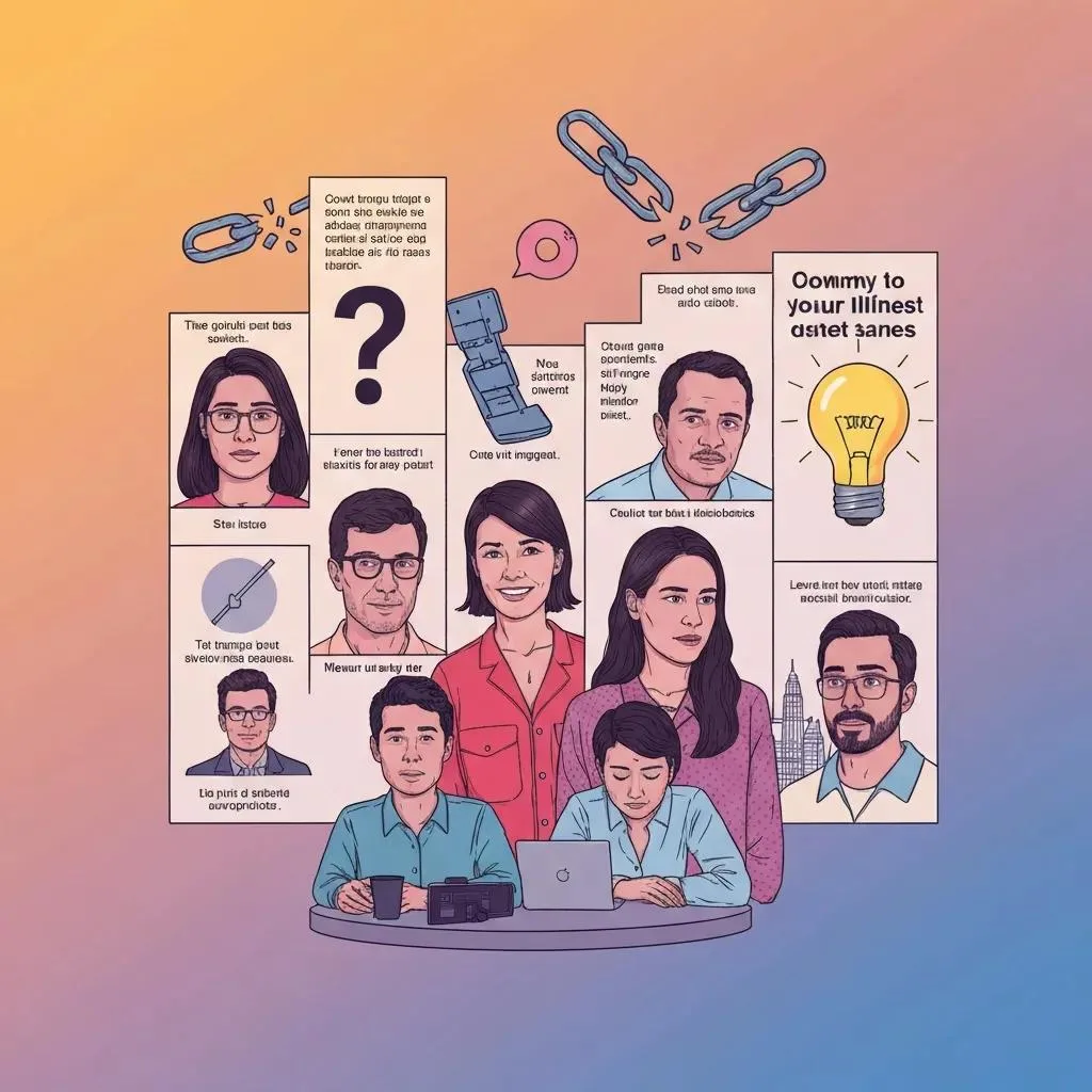 Symbolic Imagery Representing Myths About Mental Illness, Highlighting Stigma And Misconceptions