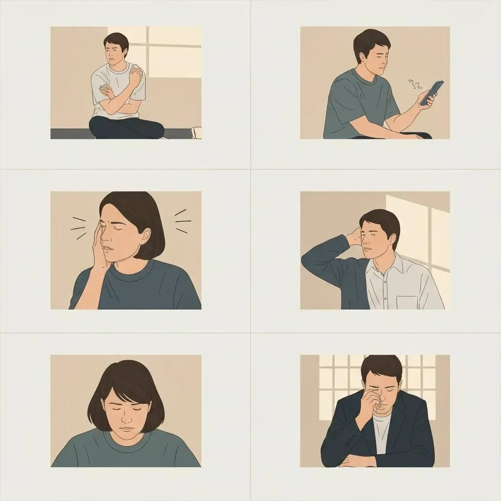 Treating Bipolar And Anxiety Together Illustration Showing Overlapping Symptoms Of Bipolar Disorder And Anxiety