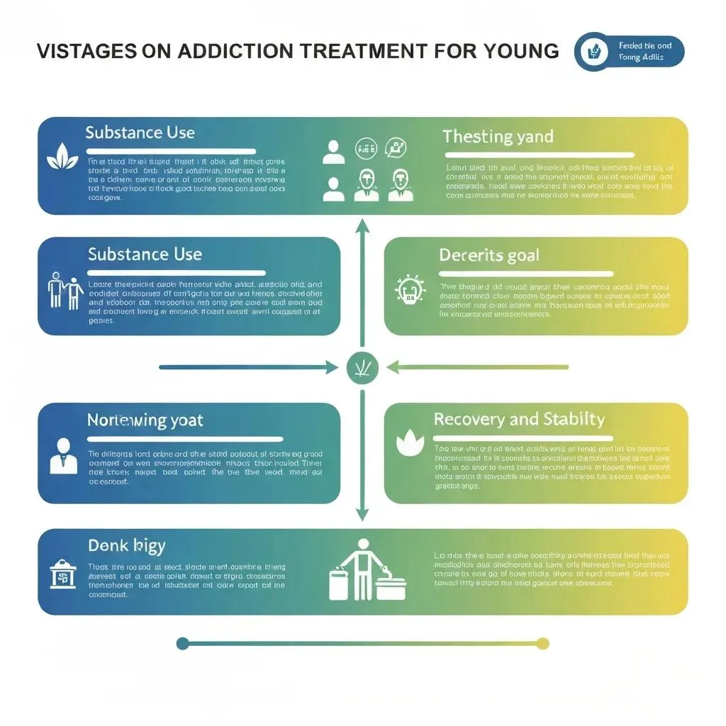 Choosing A Young Adult Program Graphic Showing The Continuum Of Care From Detox Through Outpatient Supports