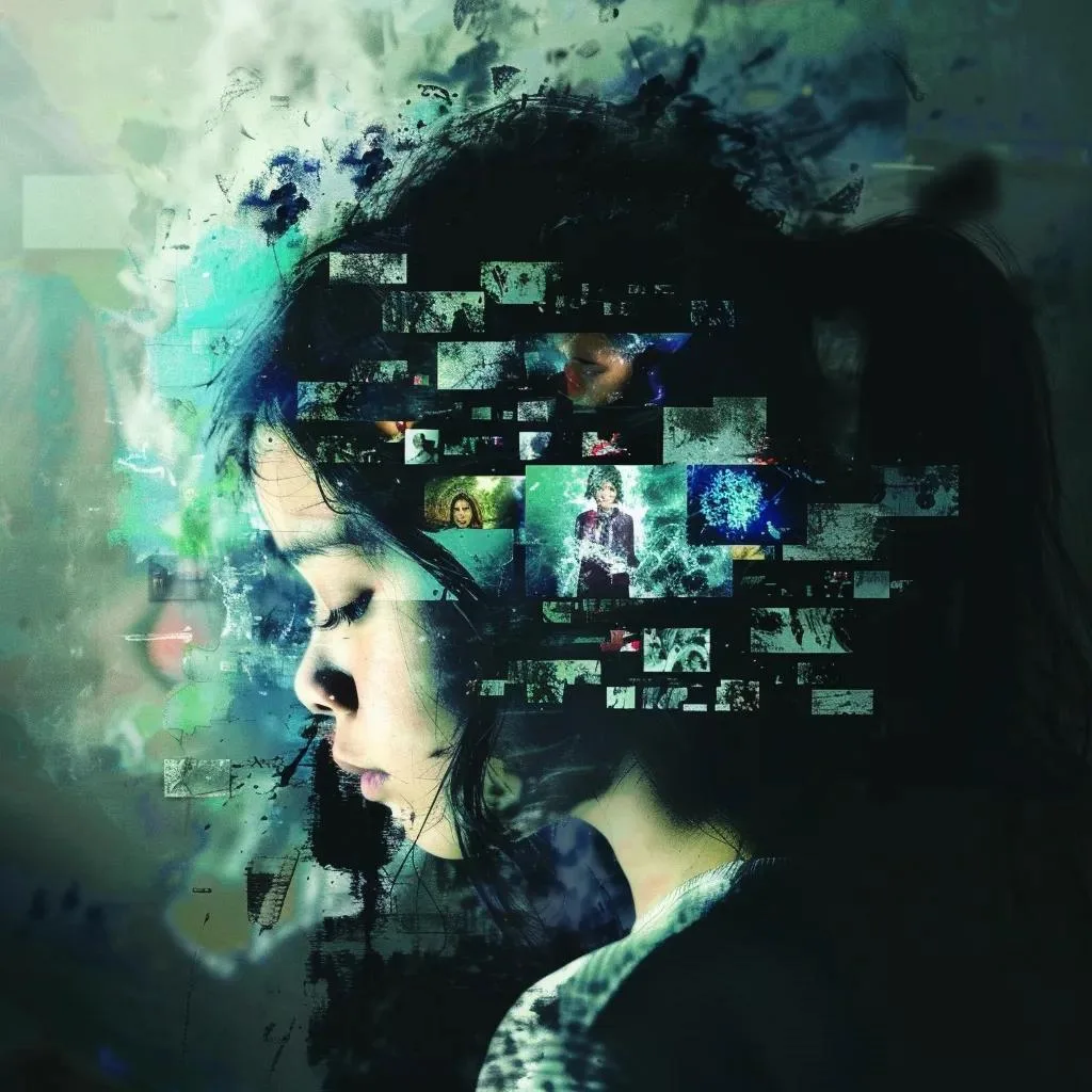 Young Person Reflecting On Media Portrayals Of Substance Use, Illustrating Cultural Influences On Addiction