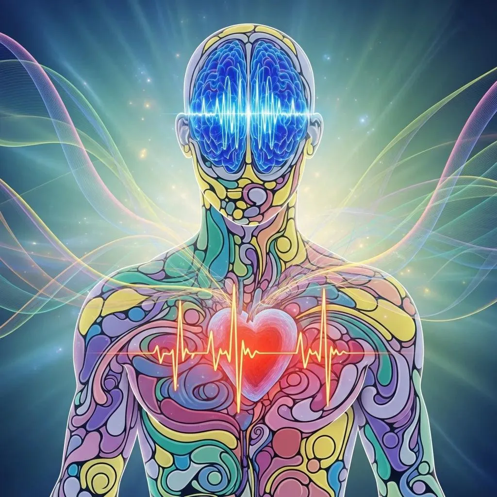 Trauma-Informed Therapy: Healing From Past Experiences Abstract Illustration Showing The Connection Between Trauma And Its Effects On Mind And Body