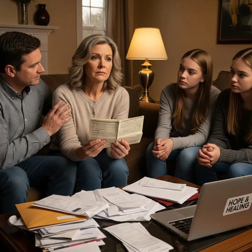 Self-Care For Families: Supporting Loved Ones In Recovery Family Member Reflecting On The Emotional And Financial Impacts Of Addiction