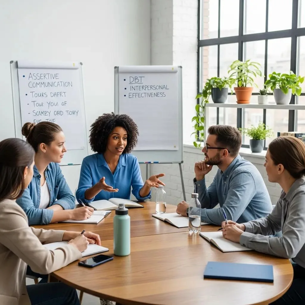 Group Role-Playing Assertive Communication Skills, Demonstrating Interpersonal Effectiveness In Dbt