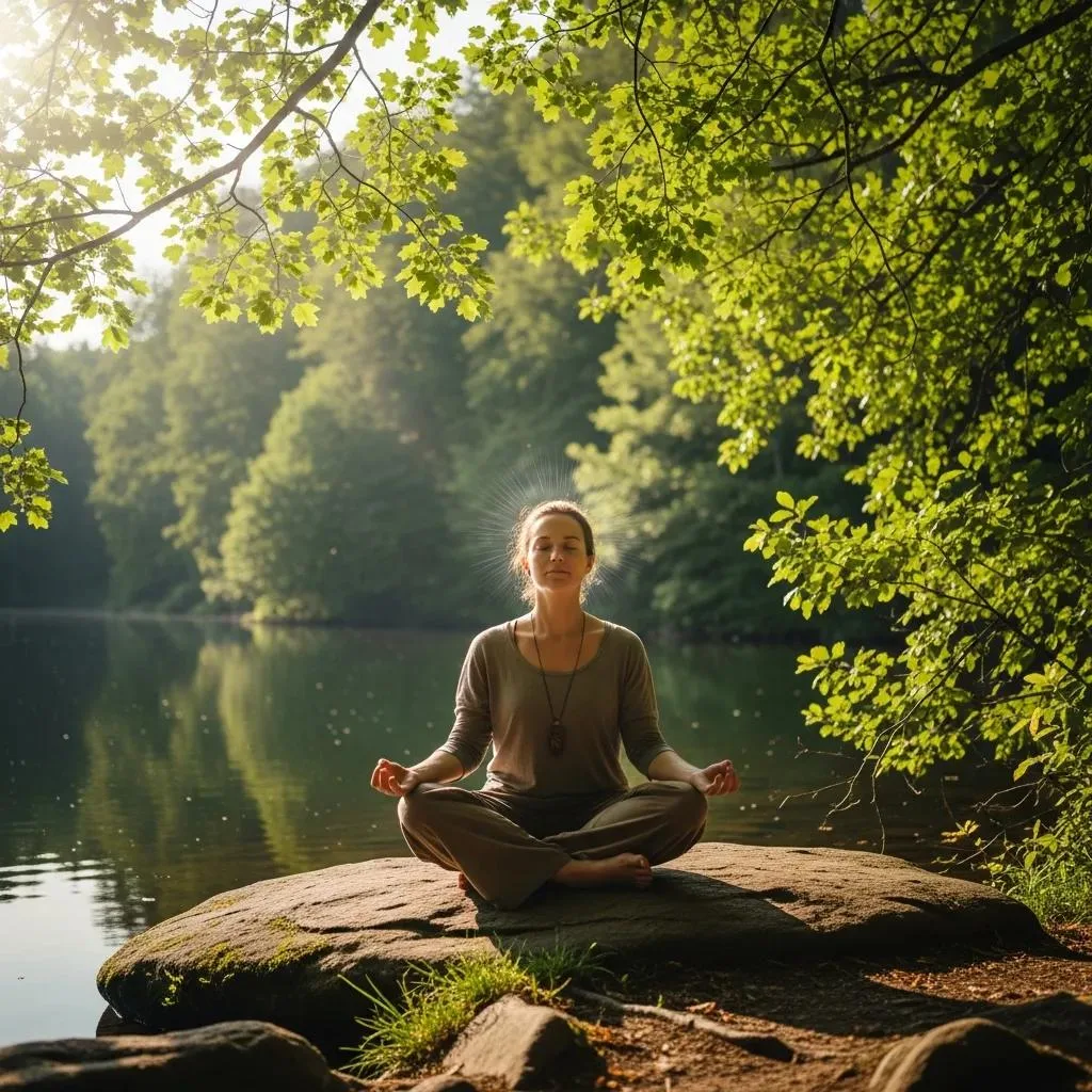 Building A Strong Recovery Foundation: Essential Steps Individual Practicing Mindfulness Outdoors, Highlighting Effective Relapse Prevention Strategies