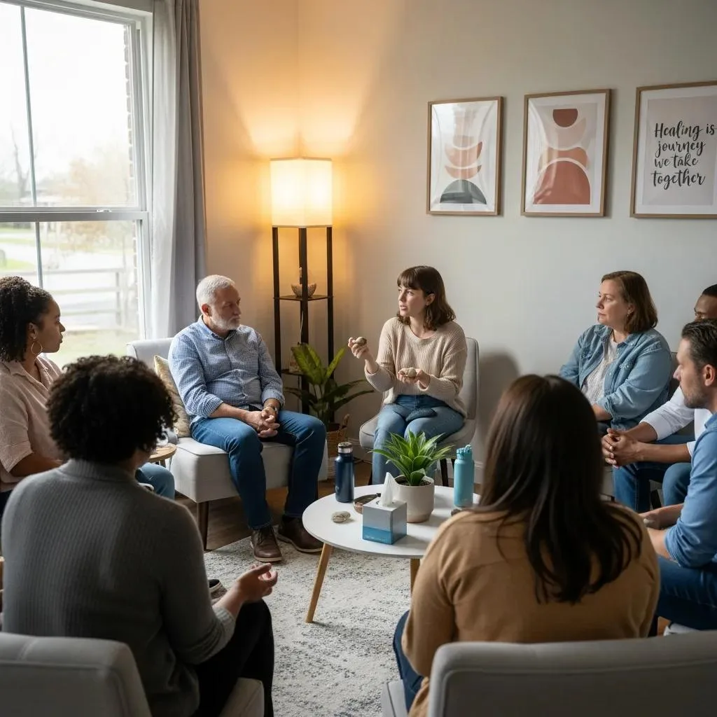 Checklist: How To Choose The Right Treatment Center Supportive Group Therapy Session Focused On Aftercare And Relapse Prevention