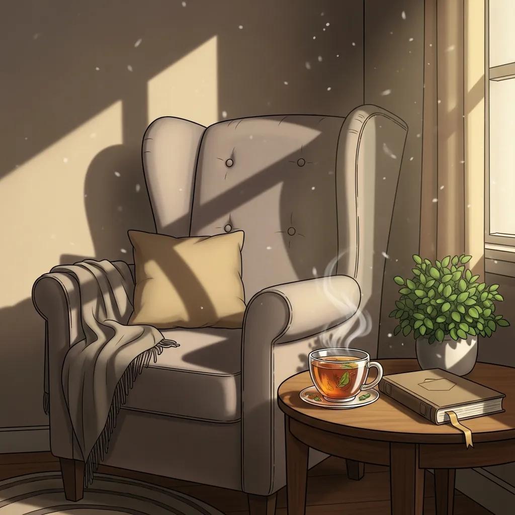 Tranquil recovery space symbolizing hope and healing from benzodiazepine addiction